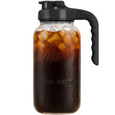 Baflan Mason Jar Pitcher with airtight lid shows a secure seal for spill-free serving