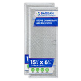 Bagean downdraft filter vent fit protects the Jenn Air vent from grease buildup.