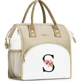 BAGNN Initial Lunch Bag open-top view for quick packing on the go.