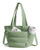 BAGSMART lunch bag green front view, stylish and practical for work