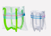 Bagwell Sealable Bag Holder keeps gallon bags open for easy filling.