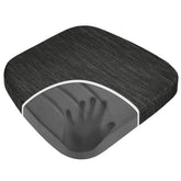 baibu kitchen chair cushion dual-layer top view shows ergonomic support and comfort.