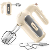 BAIGELONG hand mixer with compact design for space-saving storage.