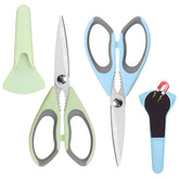 Baitool heavy-duty scissors with magnetic holder for organized kitchen prep