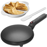 Baker's Friend crepe maker graphite top view for a sleek kitchen.