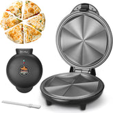 Baker's Friend electric quesadilla maker with a 9.5-inch surface for quick meals