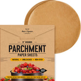 Baker's Signature 9-inch precut liners provide a precise fit for tidy bakes and easy release.