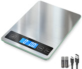 BakFee Food Scale close-up of digital display showing precise weight readings for quick weighing.