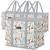 BALEINE mosaic foldable grocery bags with large capacity for versatile shopping