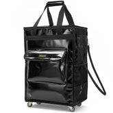 BALEINE reusable grocery bags on wheels rolling tote for effortless transport