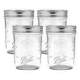 Ball Regular Mouth 8oz jar with lids and bands ready for canning.