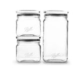 Ball Stack and Store 4-cup wide-mouth jar with airtight seal for fresh storage.