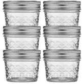 Ball wide-mouth quilted crystal jar with lid and band for canning and storage.