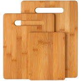 Bambüsi bamboo cutting board large, ideal for meal prep and chopping.