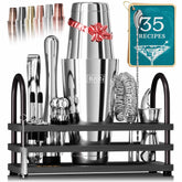 Bare Barrel Mixology Bartender Kit 14-piece set for home cocktail crafting