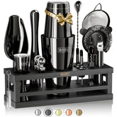 Bare Barrel Mixology Bartender Kit with 28oz Boston shaker for smooth, consistent cocktails.