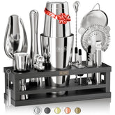 Bare Barrel Mixology Bartender Kit fully set for home entertaining