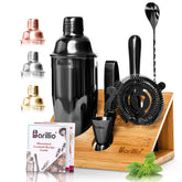 Barillio Black Bartender Kit shaker for professional cocktails at home
