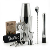 Barillio Boston shaker weighted for precise pours and reduced spills during home mixing