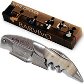 Barvivo wine opener with foil cutter for quick, clean bottle prep.