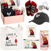 Bayelove chicken glass cup with lid and straw, great daily reuse