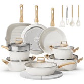 Bazova 24-piece pots and pans set for family meals