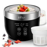 Bear Yogurt Maker with stainless steel inner pot ensures even heating