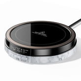 Bearwind coffee mug warmer with desk display showing temperature for easy control