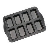 Beasea mini loaf pan 8-cavity for even, bite-sized loaves.