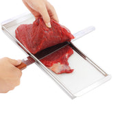 Beef Jerky Slicer Kit knife helps precise cuts in home kitchens