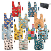 BeeGreen Animal reusable tote bag with 50lb capacity for groceries.