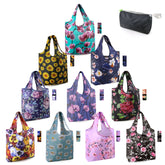 BeeGreen flower-print grocery bag for stylish eco-friendly daily shopping