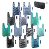 BeeGreen foldable tote shown in compact storage for on-the-go shopping.