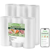 Beelicious Pro vacuum sealer bags with embossed channels for stronger seals and fresher storage.