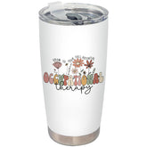 BEHIFL 20oz tumbler with lid and straw for on-the-go hydration