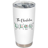 BEHIFL Chinese Mahjong Tumbler lid keeps drinks secure for on-the-go sipping.