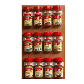 Bellemain Spice Gripper Clip shown wall-mounted securing jars for easy access.