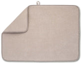 Bellemain XXL dish mat in ivory with a large surface for full sink drying.