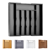 Bellsal bamboo silverware drawer expandable 10-15in for a perfect fit.