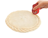 BELMAKS pastry wheel decorator enables precise lattice strips for uniform crusts.