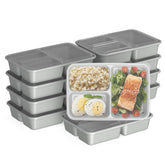 Bentgo Prep 20-piece tray set with three compartments for portion control.