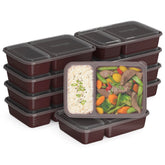 Bentgo Prep 20-piece two-compartment trays for organized meals on the go