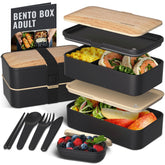 Bentoheaven premium bento box with two compartments for balanced meals.