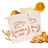 BERBAM beeswax bread bag with removable liner for easy cleaning.