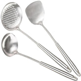 Berglander Wok Spatula Set spatula for high-heat flipping and stirring.