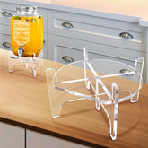 BESHIGH 8mm beverage dispenser stand front view stabilizes glass dispensers at events