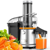 Bestome 1200W juicer with full copper motor for fast, powerful extraction.