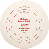 Bethany Housewares pastry board circle 19in with a smooth rolling surface for dough.