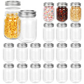 Betrome 12 oz mason jar with clear glass for easy content identification and pantry organization.