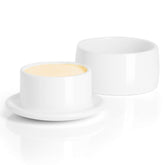 Better Butter butter crock lid keeps butter within easy reach for spreading
